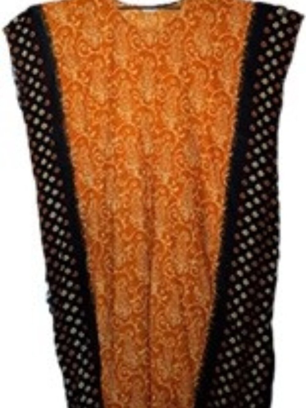 Vtg Boho Hippie Festival Maxi Kaftan Dress 22